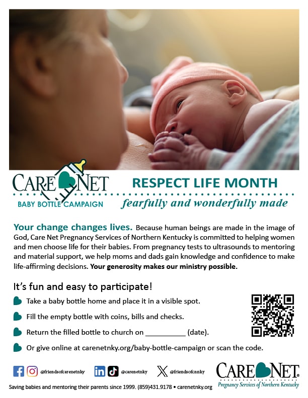 Respect Life Month 8.5x11 poster
